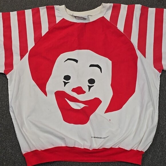 Magnificent Ronald McDonald 1990 McD Promo Men’s XXL Shirt CLUB II Exc GROUP II - Picture 1 of 10